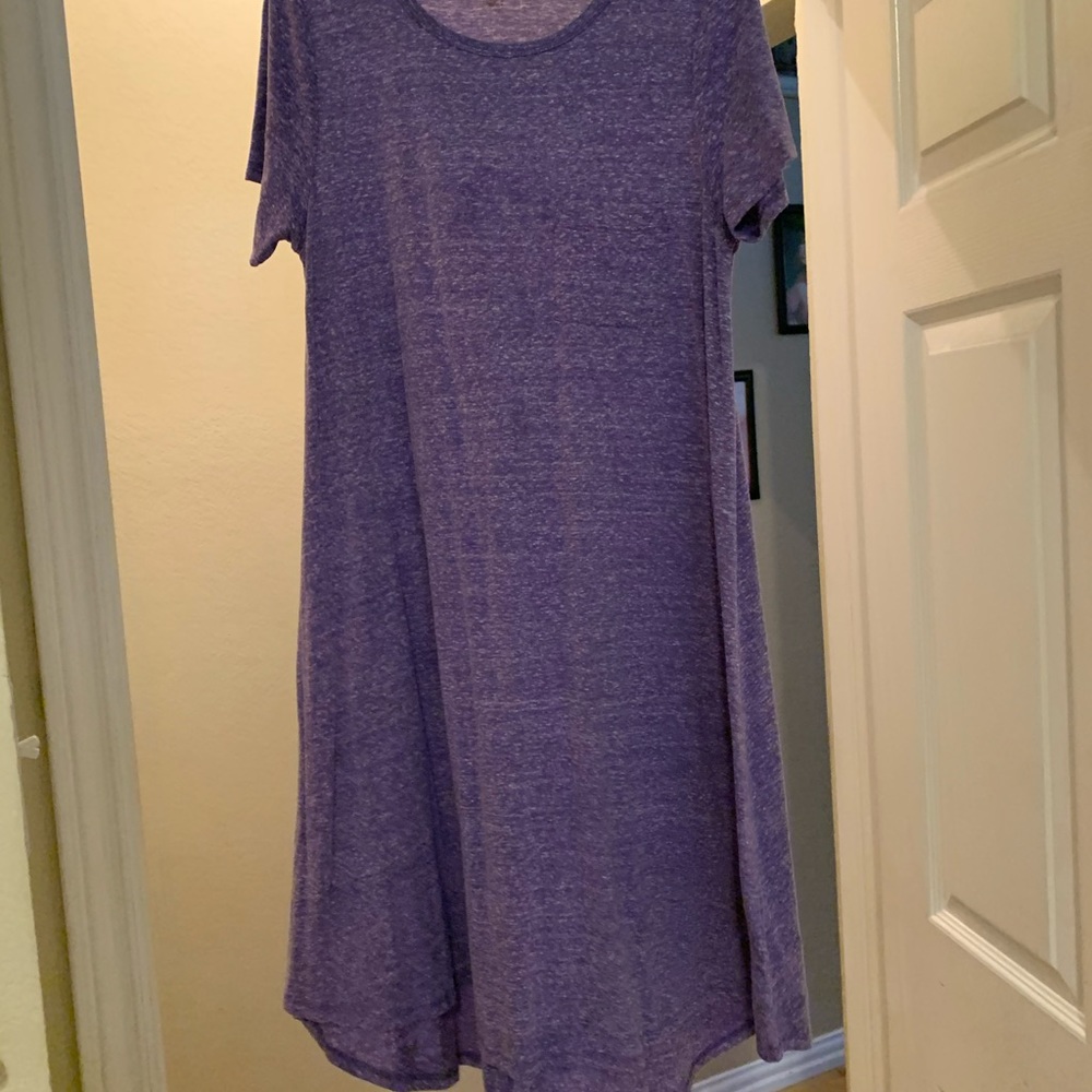 LuLaRoe Purple High Low Dress